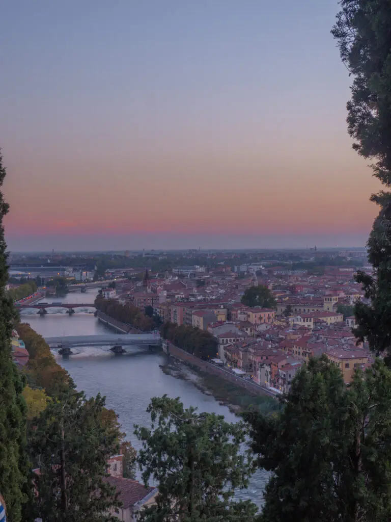 SUNSET OVER VERONA