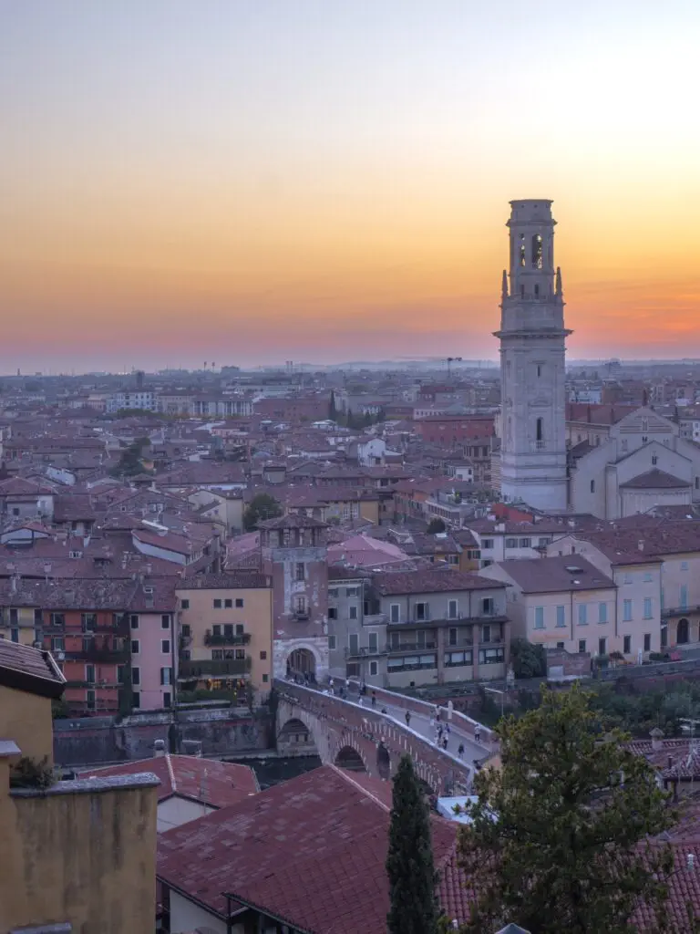 SUNSET OVER VERONA